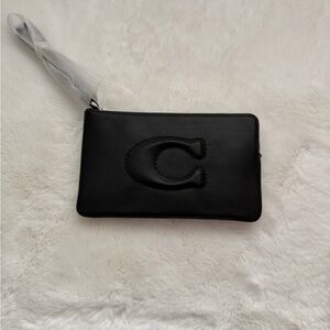 Coach Wristlet with Embossed C